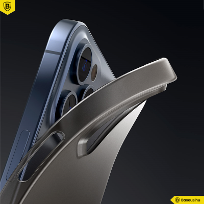 Baseus iPhone 12 Mini rugalmas Wing tok - Fekete