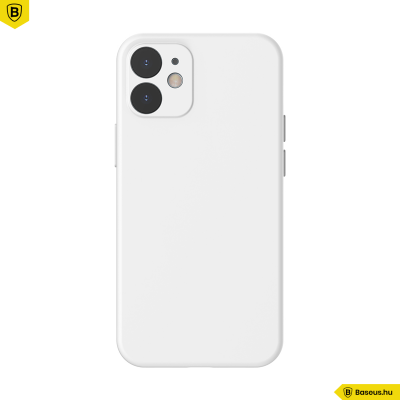 Baseus iPhone 12 Mini rugalmas gél tok  - Fehér