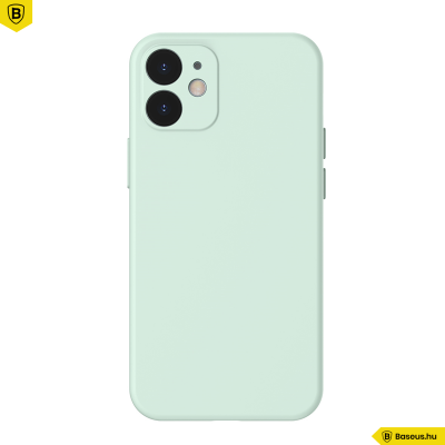 Baseus iPhone 12 Mini rugalmas gél tok  - Menta