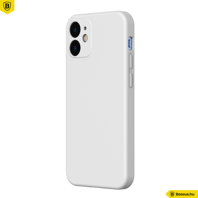 Baseus iPhone 12 rugalmas gél tok  - Fehér