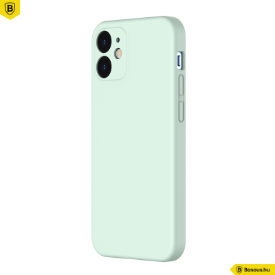 Baseus iPhone 12 rugalmas gél tok  - Menta