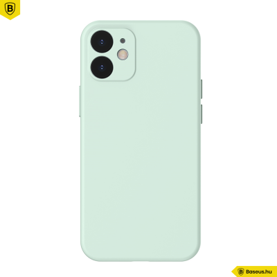 Baseus iPhone 12 rugalmas gél tok  - Menta