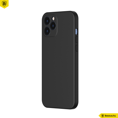 Baseus iPhone 12 Pro rugalmas gél tok  - Fekete