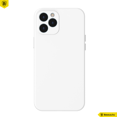 Baseus iPhone 12 Pro rugalmas gél tok  - Fehér