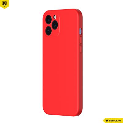 Baseus iPhone 12 Pro rugalmas gél tok  - Piros
