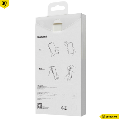 Baseus iPhone 12 Pro rugalmas gél tok  - Piros