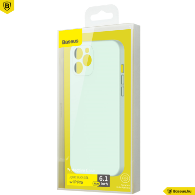 Baseus iPhone 12 Pro rugalmas gél tok  - Menta