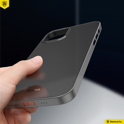 Baseus iPhone 12 Pro Max rugalmas Wing tok - Fekete