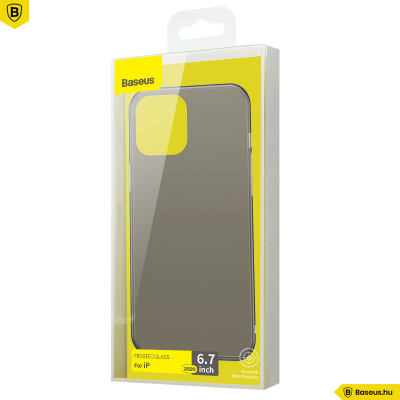 Baseus iPhone 12 Pro Max rugalmas Wing tok - Fekete
