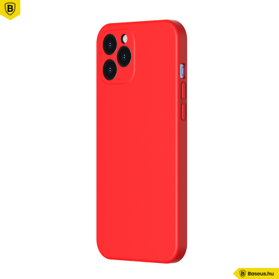 Baseus iPhone 12 Pro Max rugalmas gél tok  - Piros