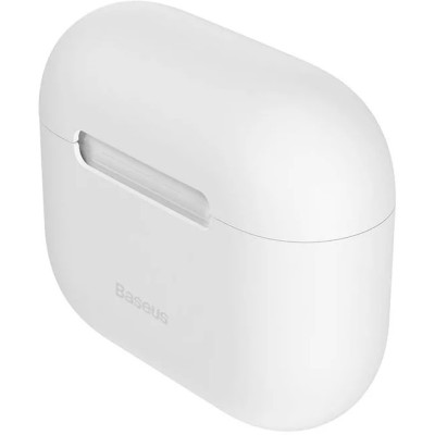 Baseus ultravékony védőtok szilikontartó Apple AirPods 3 (fehér)