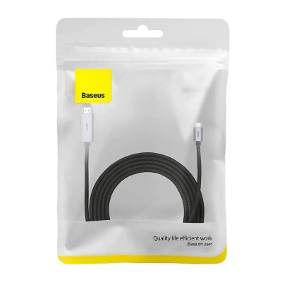 Baseus USB-C HDMI kábel, 4K, 3m (fekete)