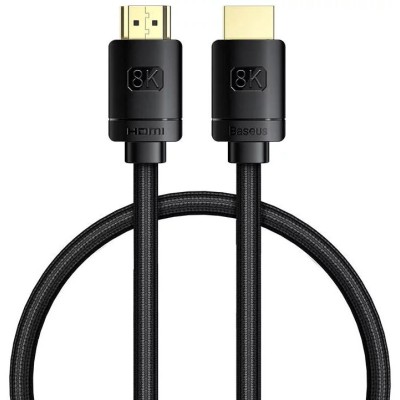 Baseus High Definition HDMI - HDMI kábel, 0.5m, 8K, fekete