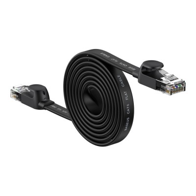 Baseus Ethernet RJ45 hálózati kábel, 1Gbps, 1.5m (fekete)