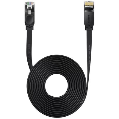 Baseus Ethernet RJ45 hálózati kábel, 1Gbps, 10m (fekete)