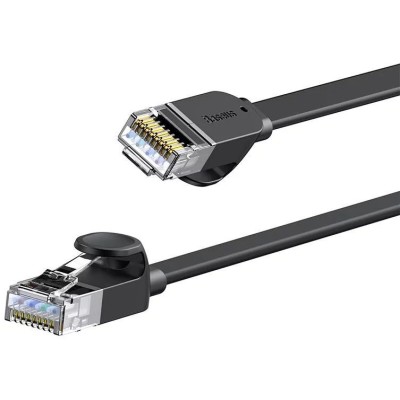 Baseus Ethernet RJ45 hálózati kábel, 1Gbps, 10m (fekete)
