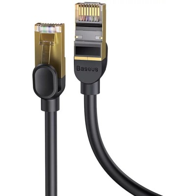 Baseus Ethernet RJ45 hálózati kábel, 10Gbps, 1m (fekete)