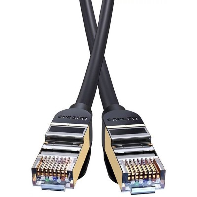 Baseus Ethernet RJ45 hálózati kábel, 10Gbps, 1.5m (fekete)