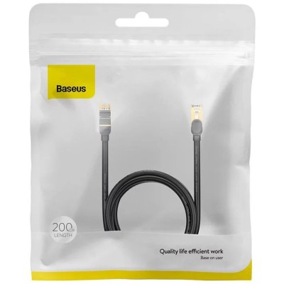 Baseus Ethernet RJ45 hálózati kábel, 10Gbps, 2m (fekete)
