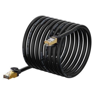 Baseus Speed ​​Seven szupergyors ​​RJ45 internetkábel 10Gbps 15m fekete