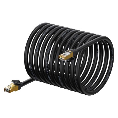 Baseus Speed ​​Seven szupergyors ​​RJ45 internetkábel 10Gbps 30m fekete