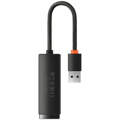 Baseus Lite Series USB – RJ45 hálózati adapter, 100Mbps (fekete)