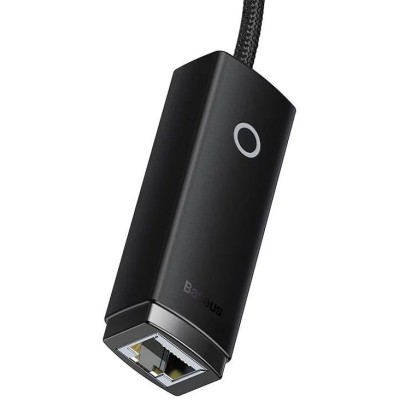 Baseus Lite Series USB-C – RJ45 hálózati adapter (fekete)