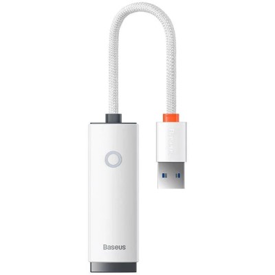 Baseus Lite Series USB-C – RJ45 hálózati adapter (fehér)