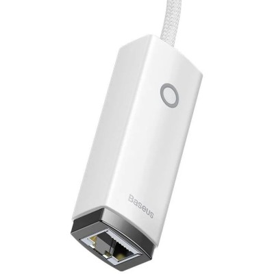 Baseus Lite Series USB-C – RJ45 hálózati adapter (fehér)