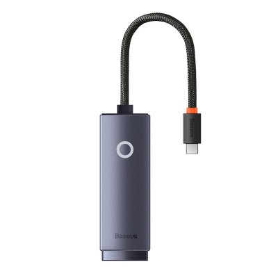 Baseus Lite Series USB-C – RJ45 hálózati adapter, szürke
