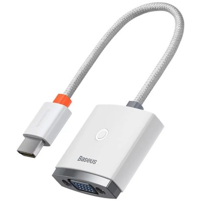 Baseus Lite Series HDMI-VGA adapter (fehér)