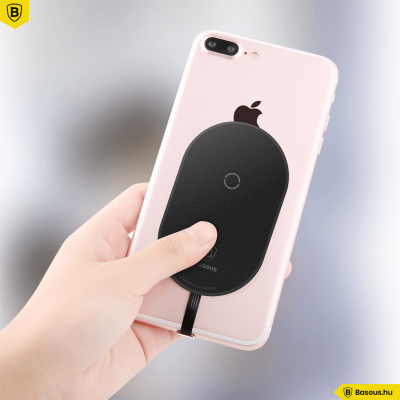 Baseus Microszálas iPhone Lightning wireless adapter - Fekete