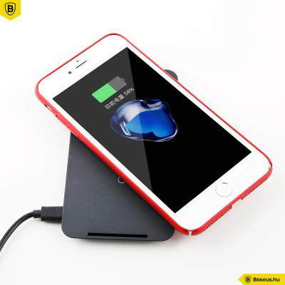 Baseus Microszálas iPhone Lightning wireless adapter - Fekete