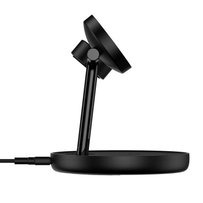 Baseus indukciós töltő 3 az 1-ben 15 W MagSafe állvány (fekete)