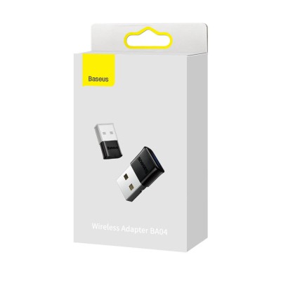 Baseus BA04 mini Bluetooth 5.0 adapter USB vevő (fekete)